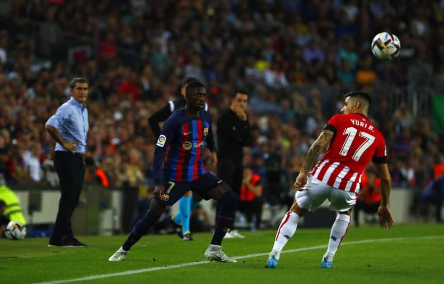 El vértigo de Dembelé desmonta al Athlétic y Barcelona golea 4-0