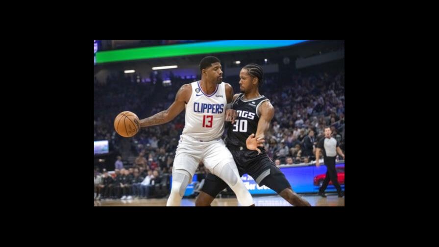 Paul George anota 40, Clippers ganan a Kings por 111-109