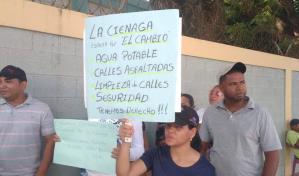 Comunitarios de Jacagua en Santiago marcharon para pedir obras al Gobierno