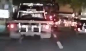 Video: Conductor de grúa choca varios vehículos en calles del Distrito Nacional