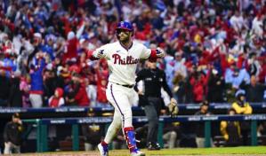 El bate de Bryce Harper pone a vibrar a Filadelfia