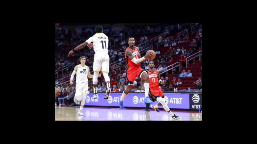 Los Rockets superan al Jazz, suman primer triunfo de la campaña Los Rockets superan al Jazz, suman primer triunfo de la campaña