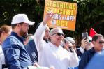 CMD realiza marcha contra las ARS en SFM y anuncia paro de dos días en la Región Norte