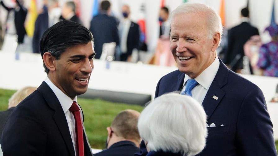 Biden y el nuevo ministro Británico acuerdan apoyar a Ucrania y hacer frente a China