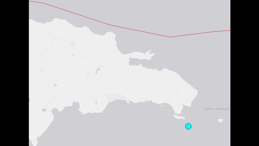 Temblor de 4.7 grados se registró esta tarde al sur de la isla Saona