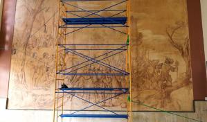 Poder Judicial emprende recuperaci&oacute;n de murales de Vela Zanetti