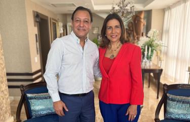 Abel Martínez y Margarita Cedeño juntos por primera vez desde la consulta de simpatías