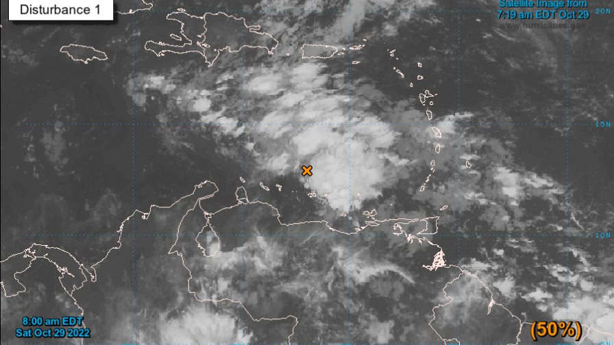 Alerta de posible depresión tropical en el oeste del Mar Caribe