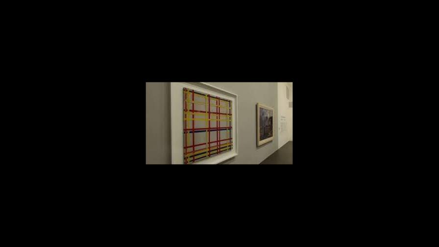 Museo descubre que un cuadro de Mondrian llevaba décadas colgado al revés Museo descubre que un cuadro de Mondrian llevaba décadas colgado al revés