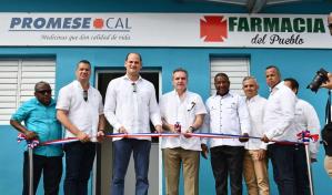 PromeseCal inaugura Farmacia del Pueblo dentro del proyecto Eco Habitad en Azua