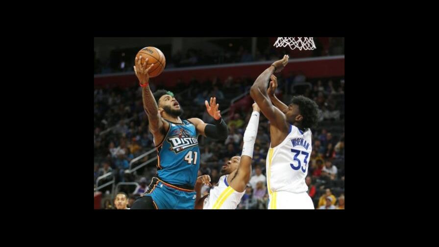 Los Pistons doblegan 128-114 a los Warriors y rompen mala racha