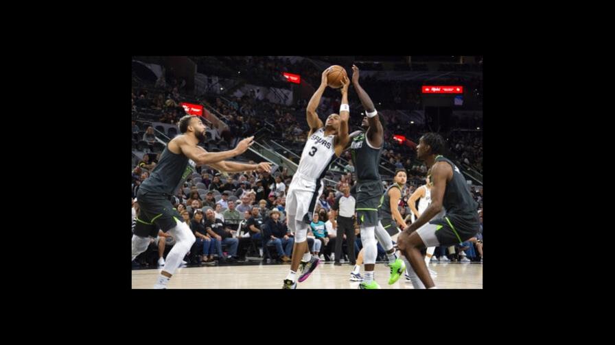 San Antonio propina la 2da derrota a Timberwolves en una semana