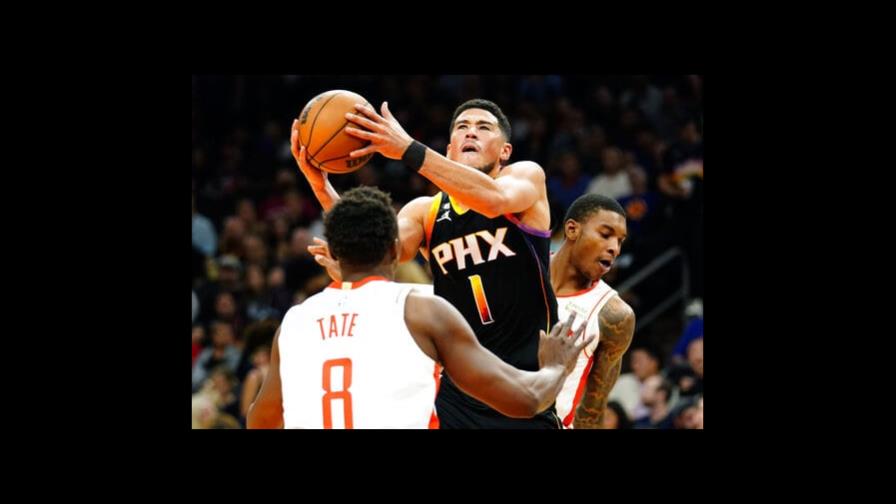 Con 30 puntos de Booker, Suns superan a Rockets Con 30 puntos de Booker, Suns superan a Rockets