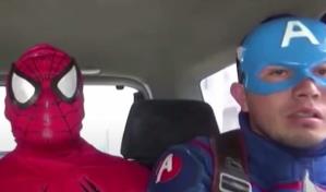 Polic&iacute;as se disfrazan de Avengers para capturar a vendedores de droga en Per&uacute;