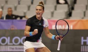 Sakkari supera a Pegula para arrancar las Finales de WTA
