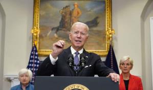 Biden pide a gigantes petroleros que dejen de especular con la guerra
