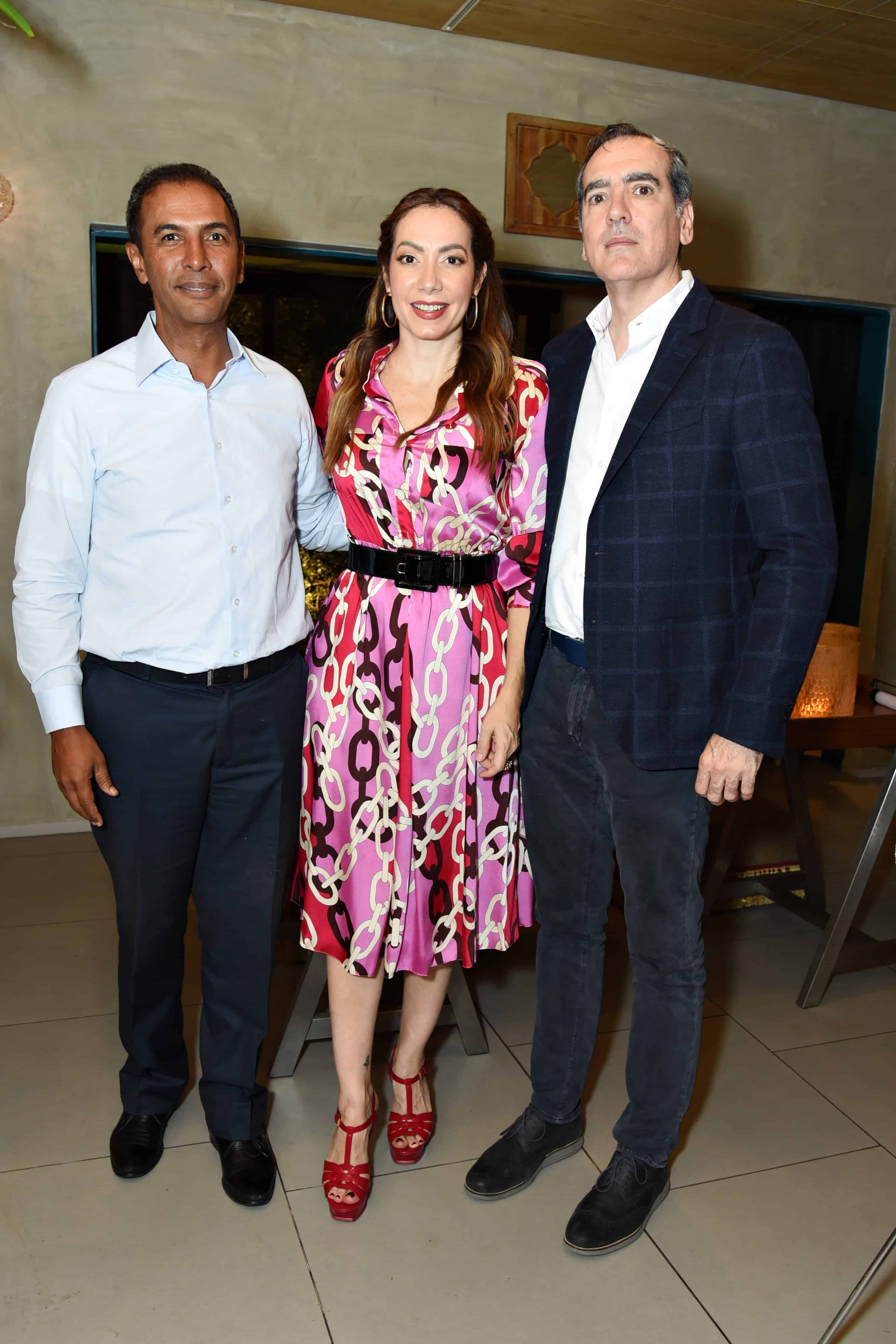 Domingo Contreras, Miralba Ruíz y Aitor Palacio.