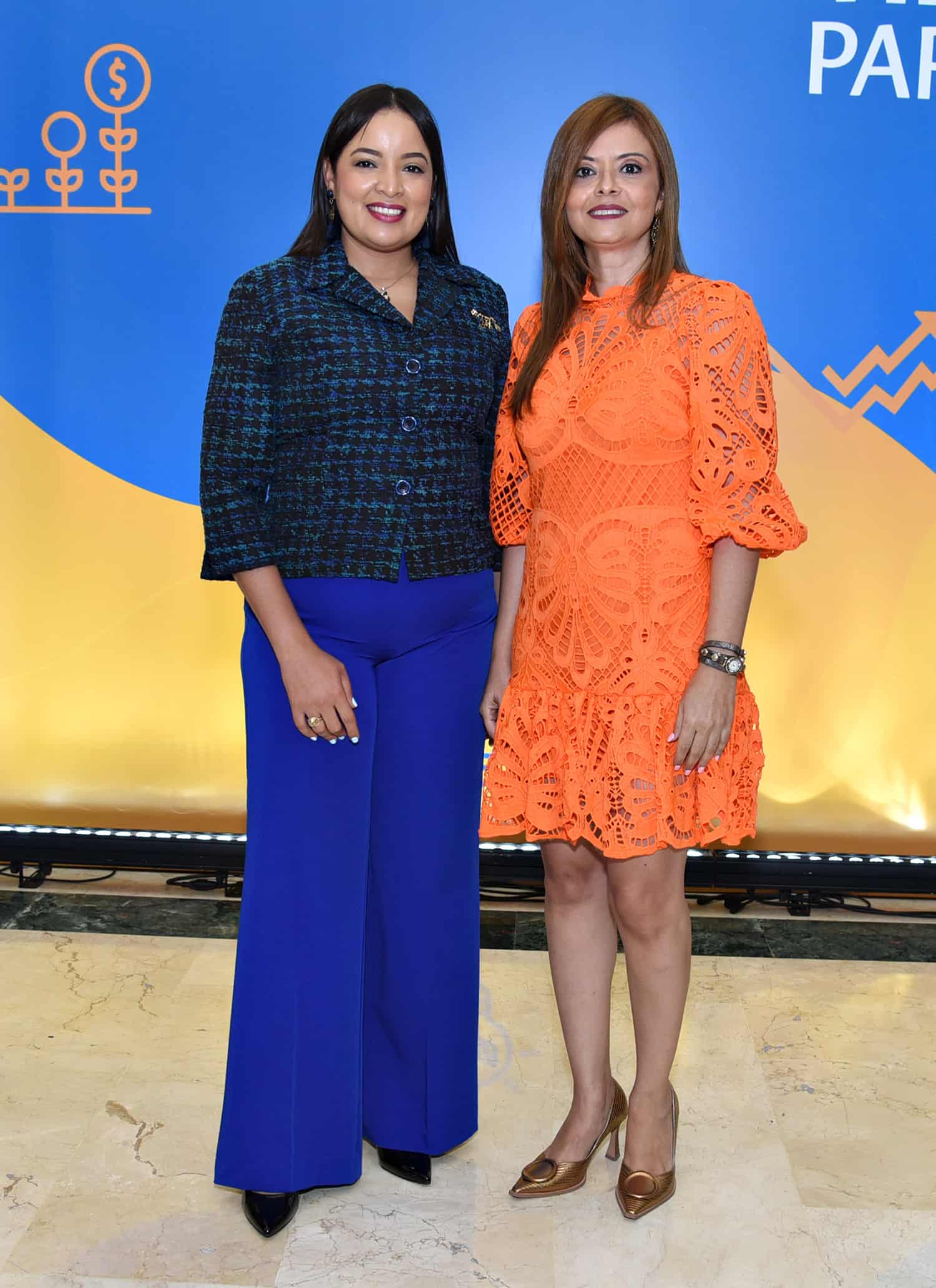 Yudelka Evangelista y Wendy Álvarez.