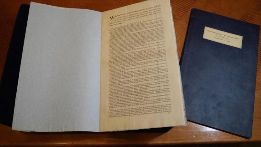 Constitución original de EEUU a subasta y se estima venta por USD 20-30 millones