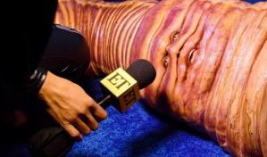 El repulsivo gusano gigante con que Heidi Klum se supera a sí misma en Halloween