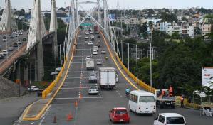 Ya est&aacute;n abiertos todos los carriles del puente Juan Pablo Duarte