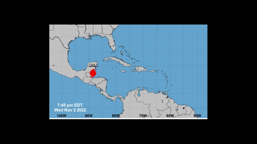 Lisa se mueve al interior de Belice con lluvia y vientos de 120 km/h Lisa se mueve al interior de Belice con lluvia y vientos de 120 km/h