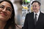 El acalorado debate de Elon Musk y Ocasio Cortéz por el cobro de 8 dólares en Twitter