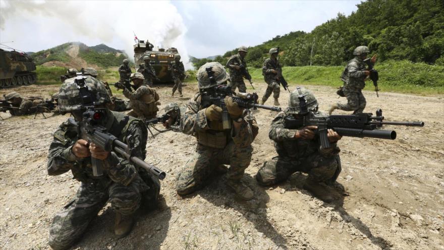 Seúl hará ejercicios militares simulados por ordenador la próxima semana
