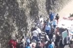 Hombre no vidente se cae del túnel de la calle Peña Batlle en Villa Juana Hombre no vidente se cae del túnel de la calle Peña Batlle en Villa Juana