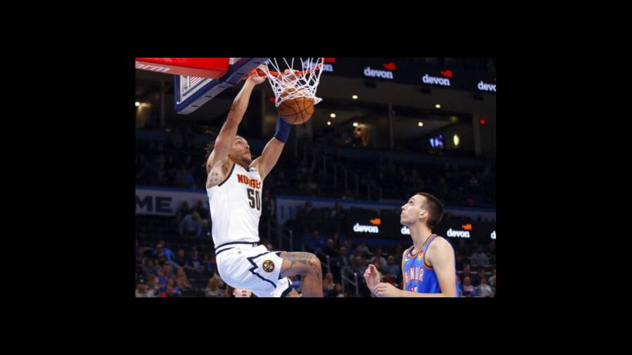 Con ayuda de Gordon y Jokic, los Nuggets derrotan al Thunder
