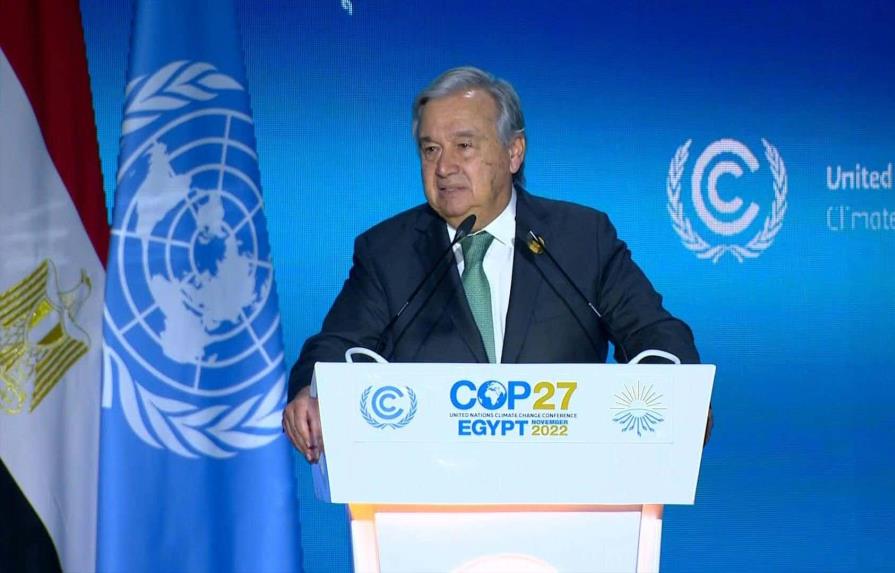 Secretario de la ONU se equivoca de discurso en conferencia sobre cambio climático