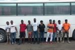 Migración detiene autobús con 23 haitianos indocumentados