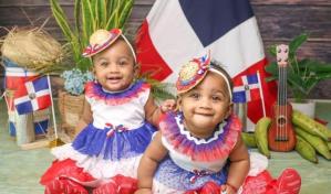 Amara La Negra comparte tiernas fotos de sus gemelas con las que celebra sus raíces dominicanas