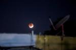 Así se vio el eclipse lunar en Santo Domingo
