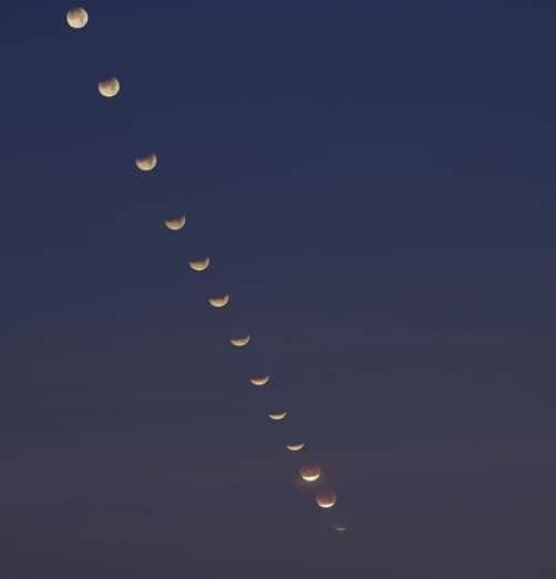 La luna vuelve a eclipsarse y el fenómeno no se repetirá en tres años