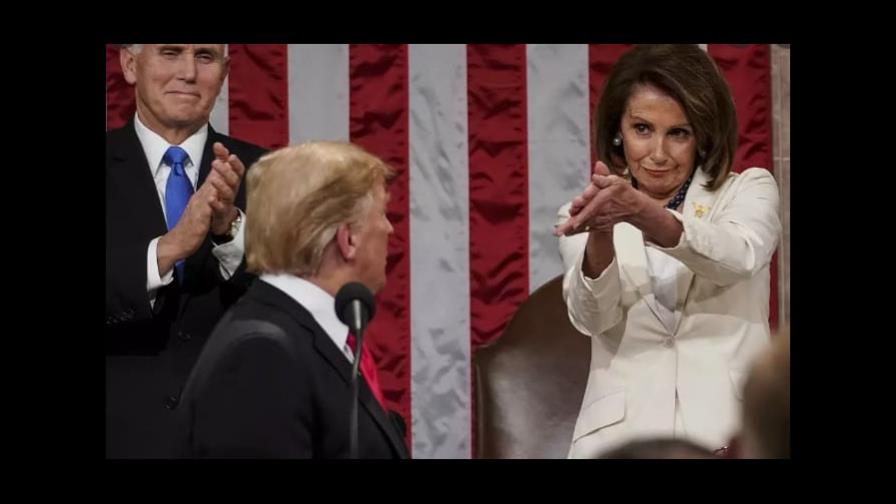 Donald Trump compara a Pelosi con un pandillero y la llama animal