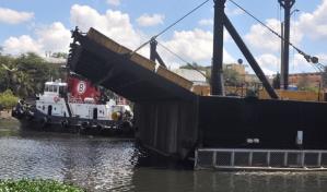 Obras P&uacute;blicas extiende cierre del puente flotante