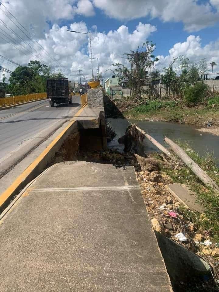 Denuncian puente Higüey-La Otra Banda representa un peligro y podría colapsar