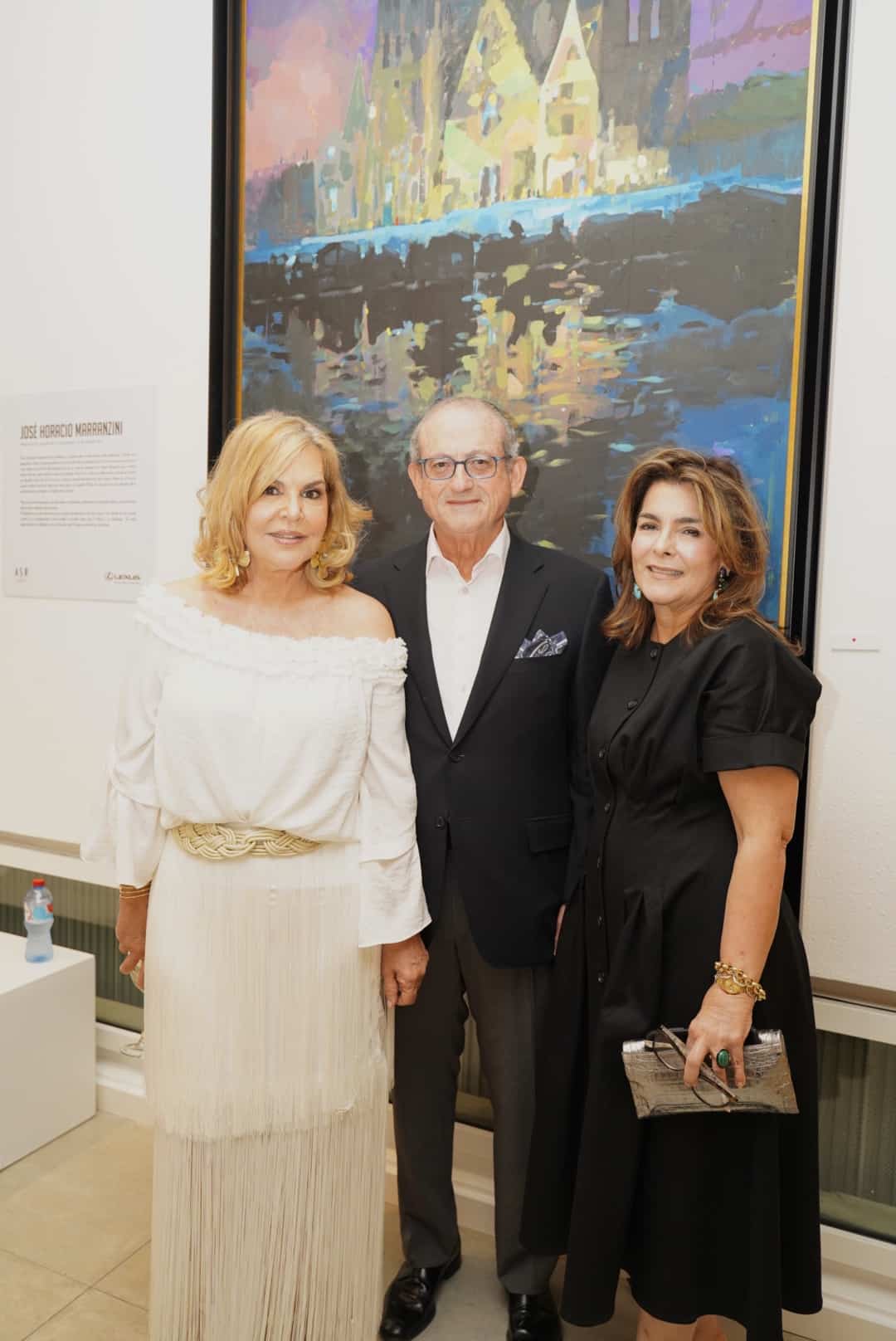 Susana Messina, Danilo Caro y Ada Rivera.<br>