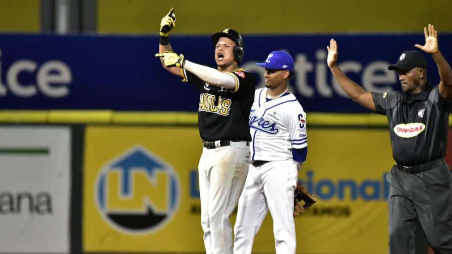 Maya y Muñoz llevan a las Águilas al primero con triunfo sobre el Licey
