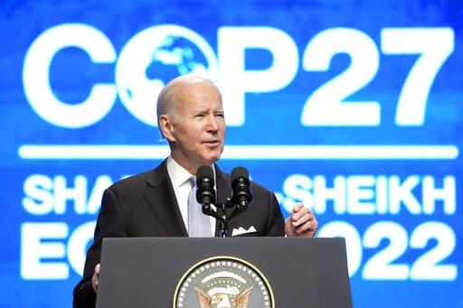 Biden llama a redoblar los esfuerzos contra el cambio climático