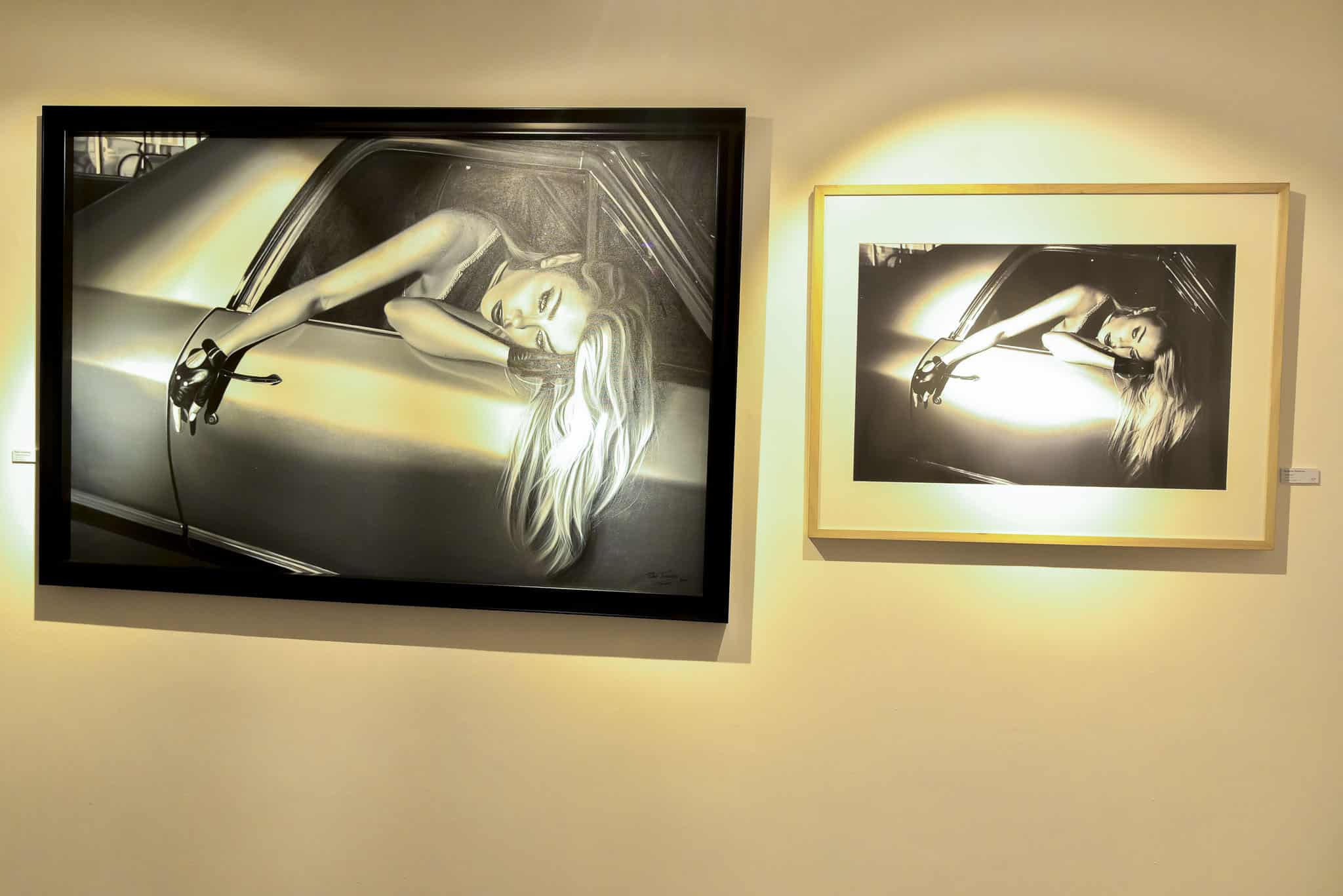 Las obras se exhiben en la galería Arte San Ramón.