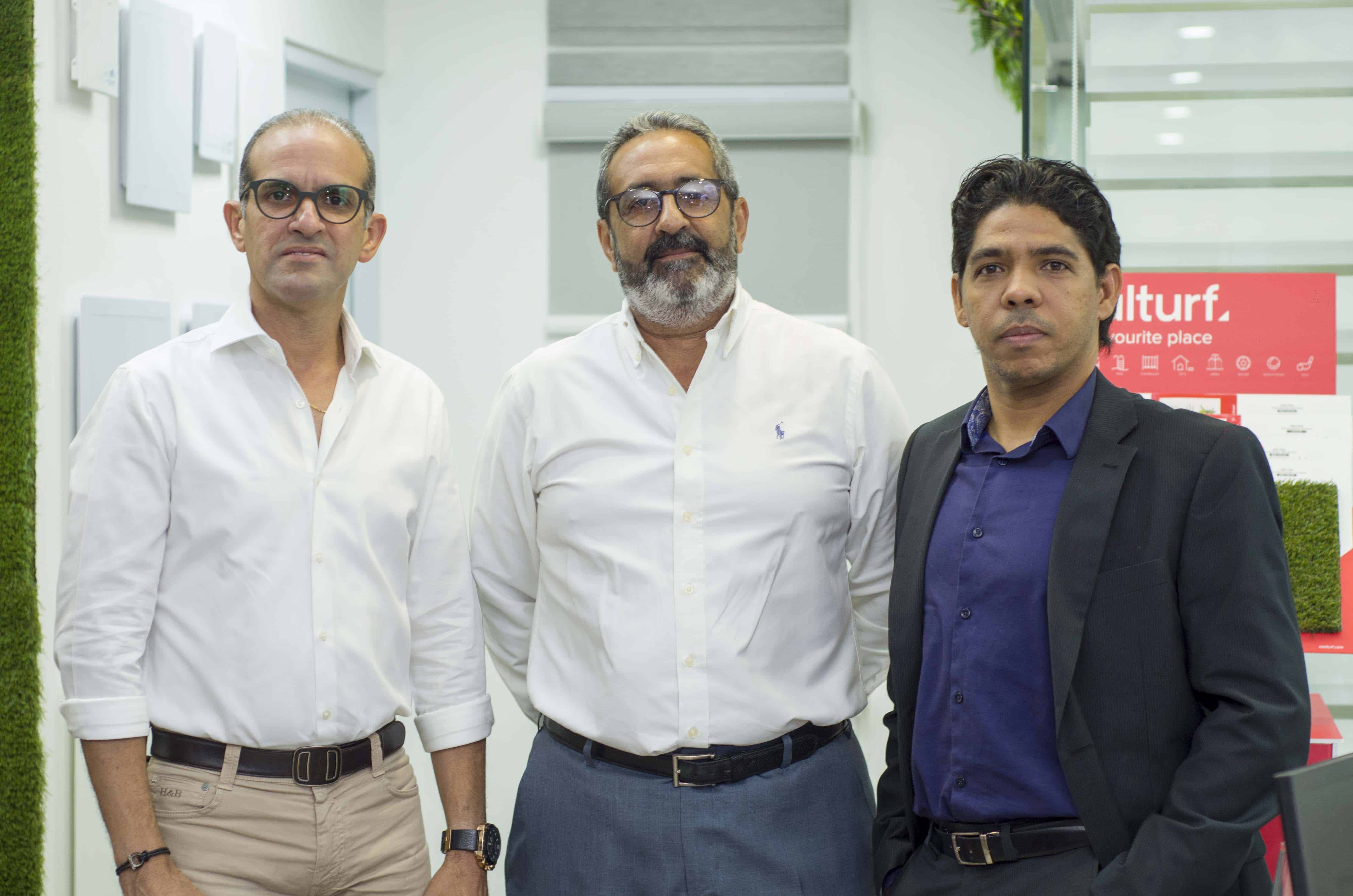 Manuel Fondeur, Wilbert Caba y Ideilme Tamayo.