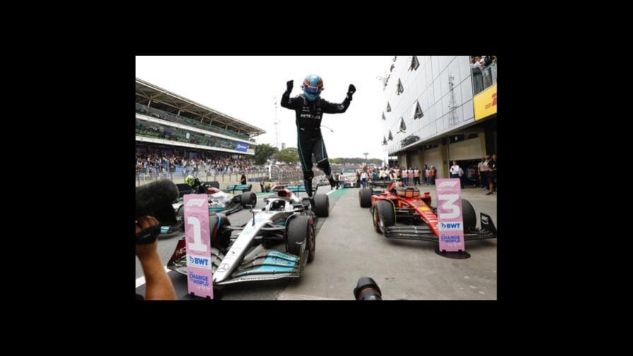 Russell logra 1ra victoria en F1, 1-2 de Mercedes en Brasil