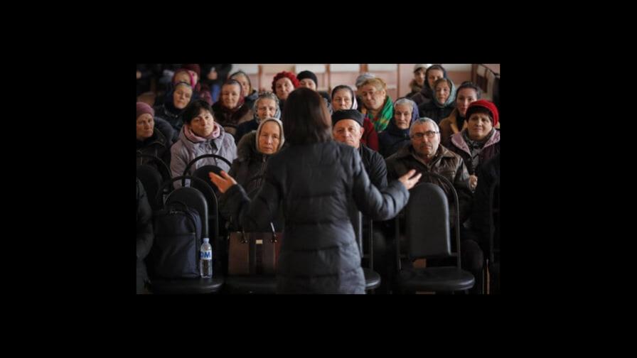 Opositores protestan por crisis energética en Moldavia