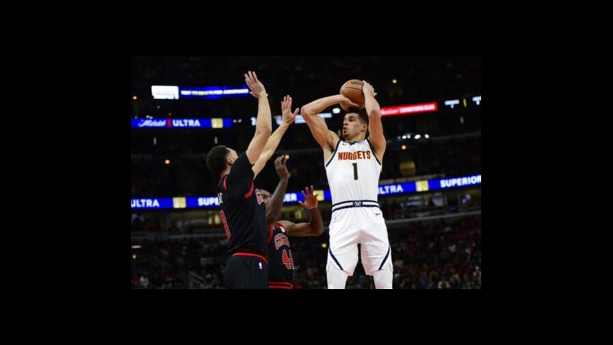 Porter anota 31 puntos y Nuggets doblegan a Bulls