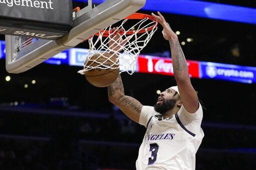 Davis suma 37, Lakers derrotan a Nets y cortan su mala racha