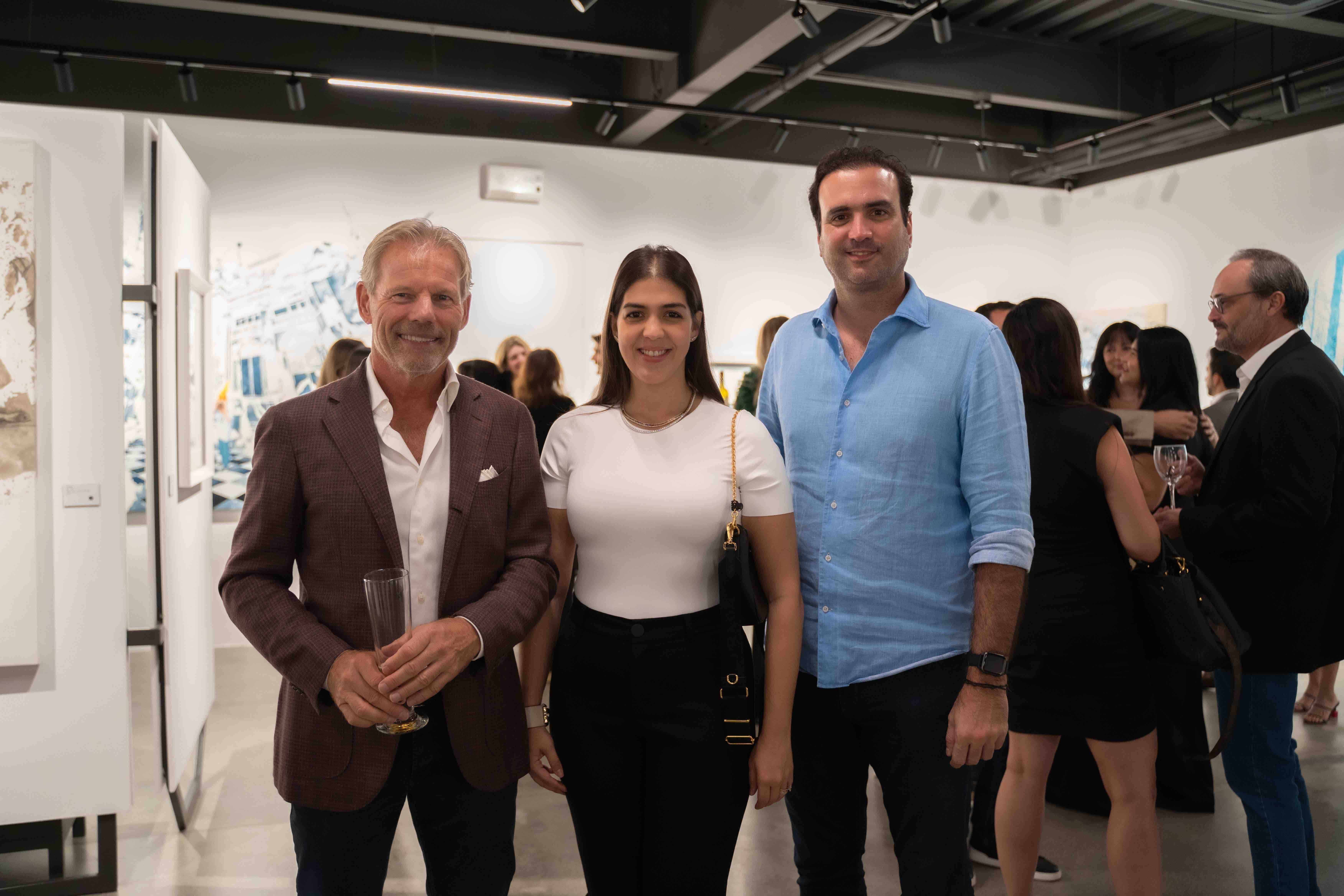 Hugo Slumier , Amelia Fernandex Checo y José  DAvid Royuela