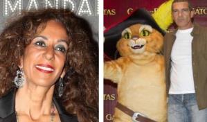 Rosario Flores y Antonio Banderas doblan al español El gato con botas