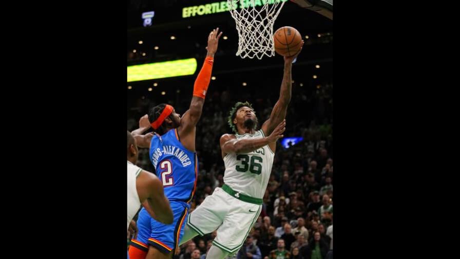 Los Celtics ligan su séptima victoria al vencen al Thunder